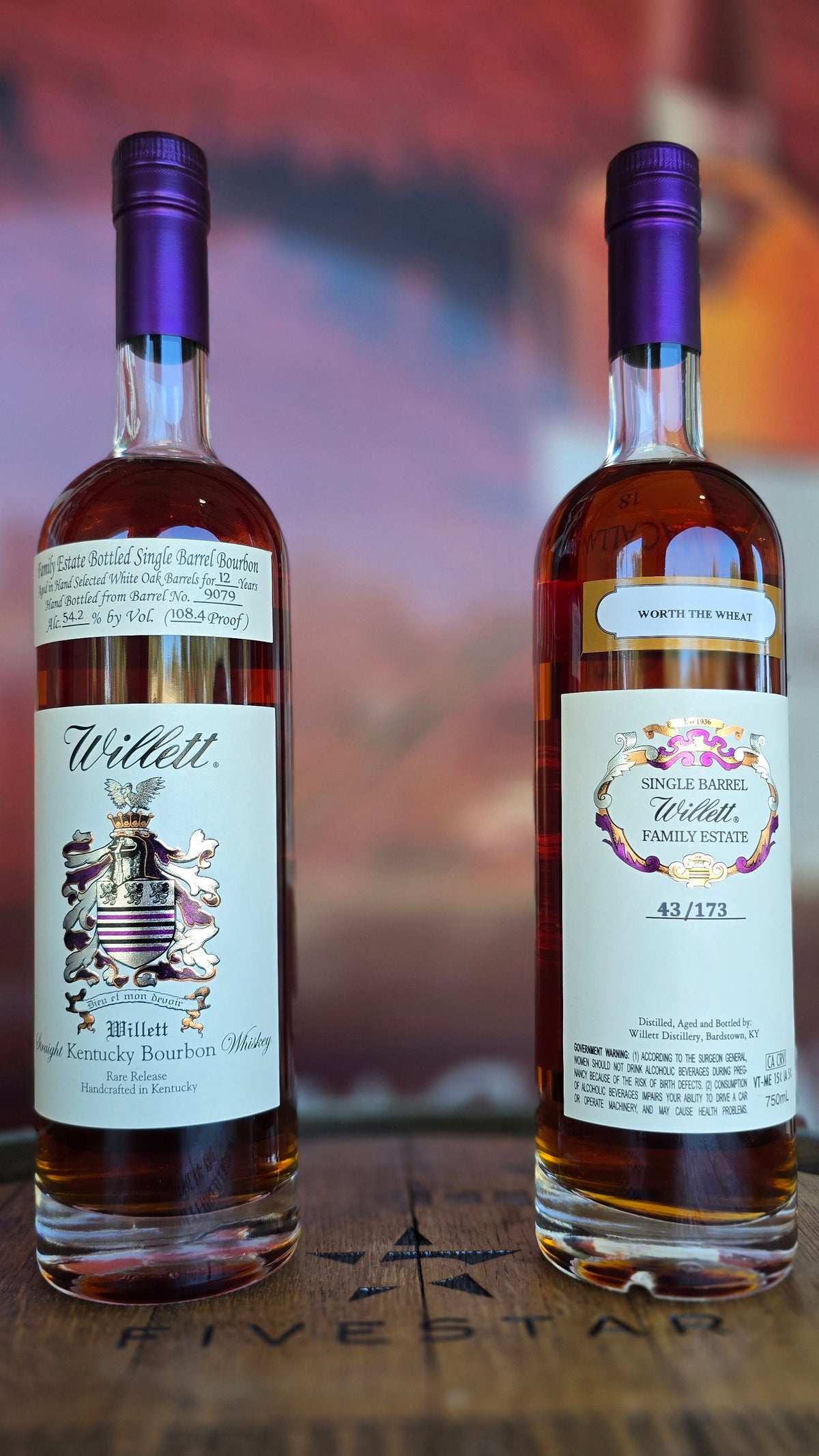 Willett Family Estate 12 Year Kentucky Straight Wheated Bourbon - “Worth The Wheat” - OWA X Five Star Selection - 108.4 Proof