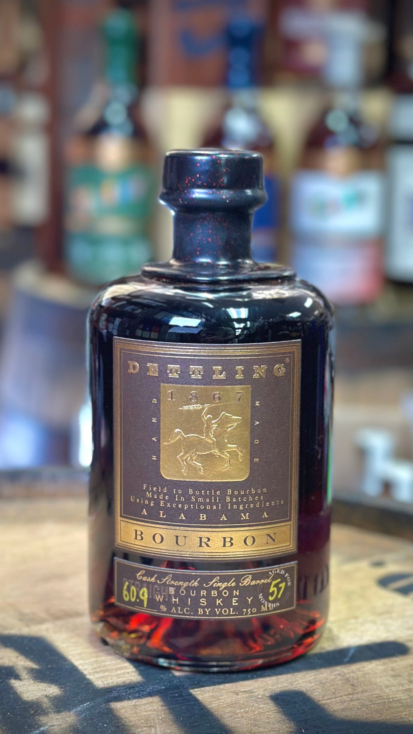 Dettling Cask Strength Single Barrel Bourbon - "Bama Beast" - 57 Months - 121.8 Proof