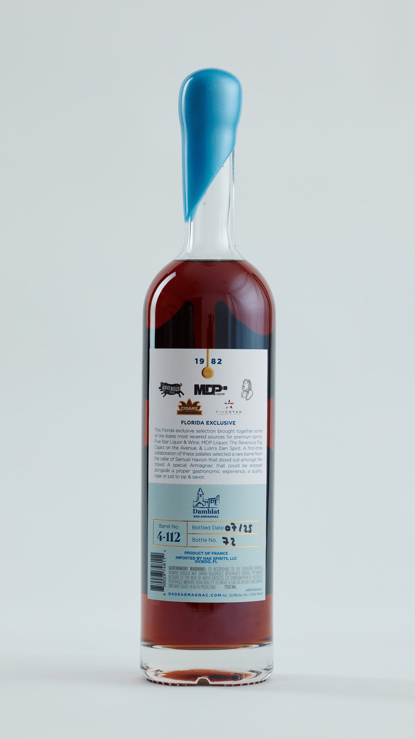 OADE Armagnac - Private Selection "Sunshine State of Mind" - 1982 Vintage (42 Years Old) - 105.6 Proof