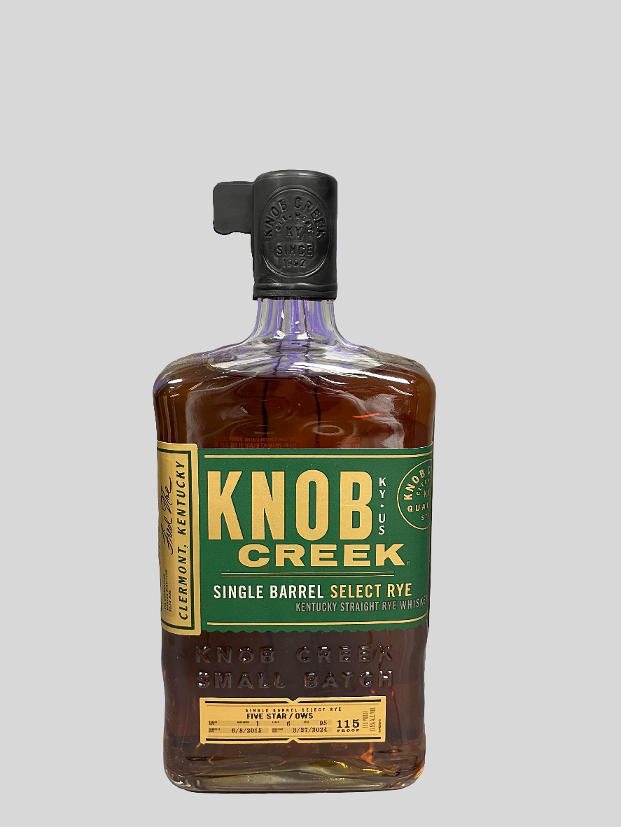 Knob Creek Single Barrel Select Rye "Five Star / OWS" - 8.8 Year