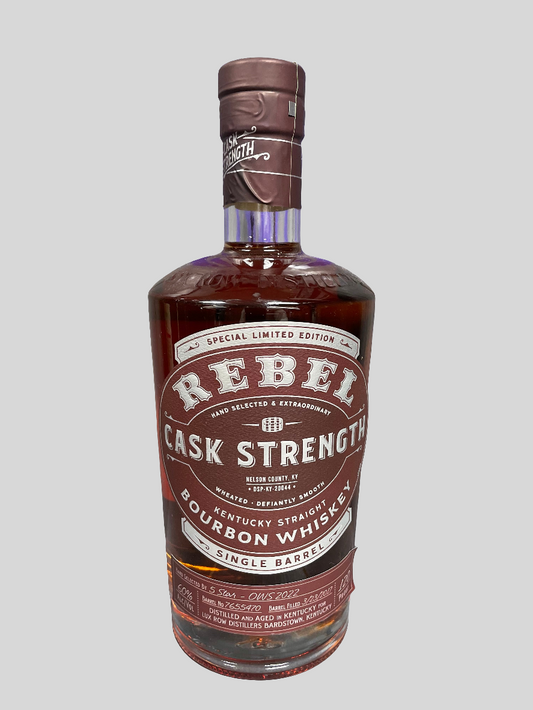 Rebel Cask Strength Wheated Single Barrel "5 Star - OWS 2022" Kentucky Straight Bourbon Whiskey