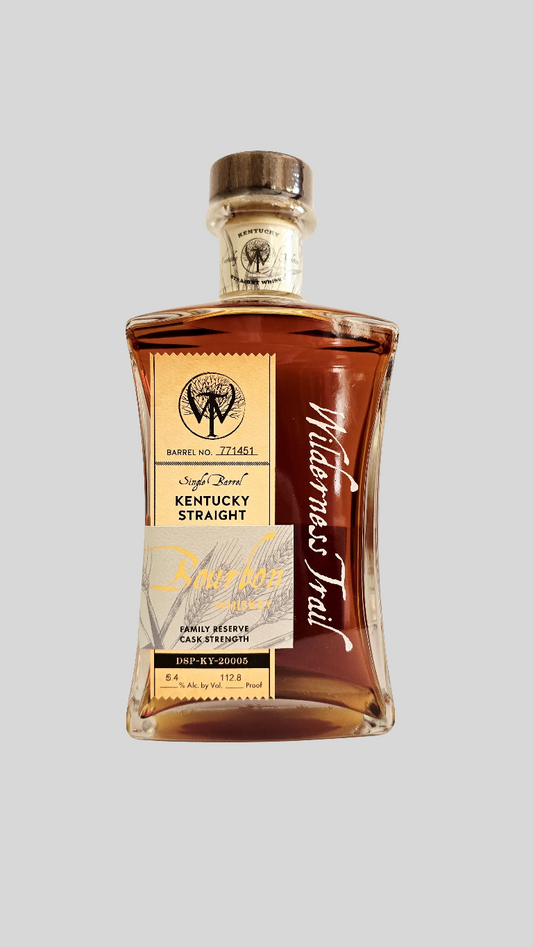 Wilderness Trail Cask Strength Single Barrel Kentucky Straight Bourbon Whiskey Family Reserve