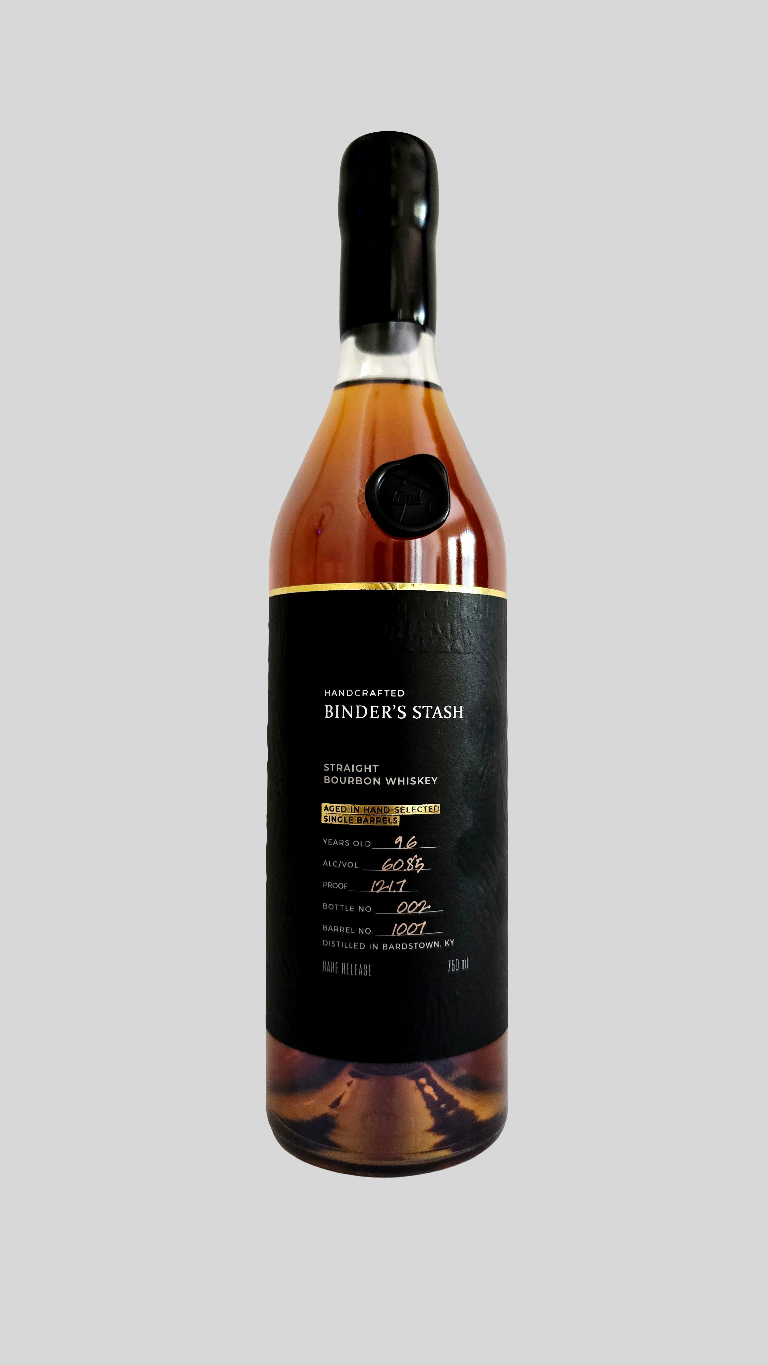 Binder's Stash 9.6 Year Straight Bourbon Whiskey Single Barrel