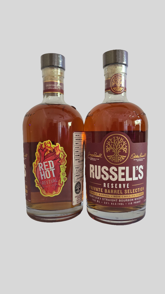 Russell's Reserve 8 Year 6 Month Private Barrel Straight Bourbon - TY-M Floor 4 - "Red Hot Revival" - Lawrenceburg, KY