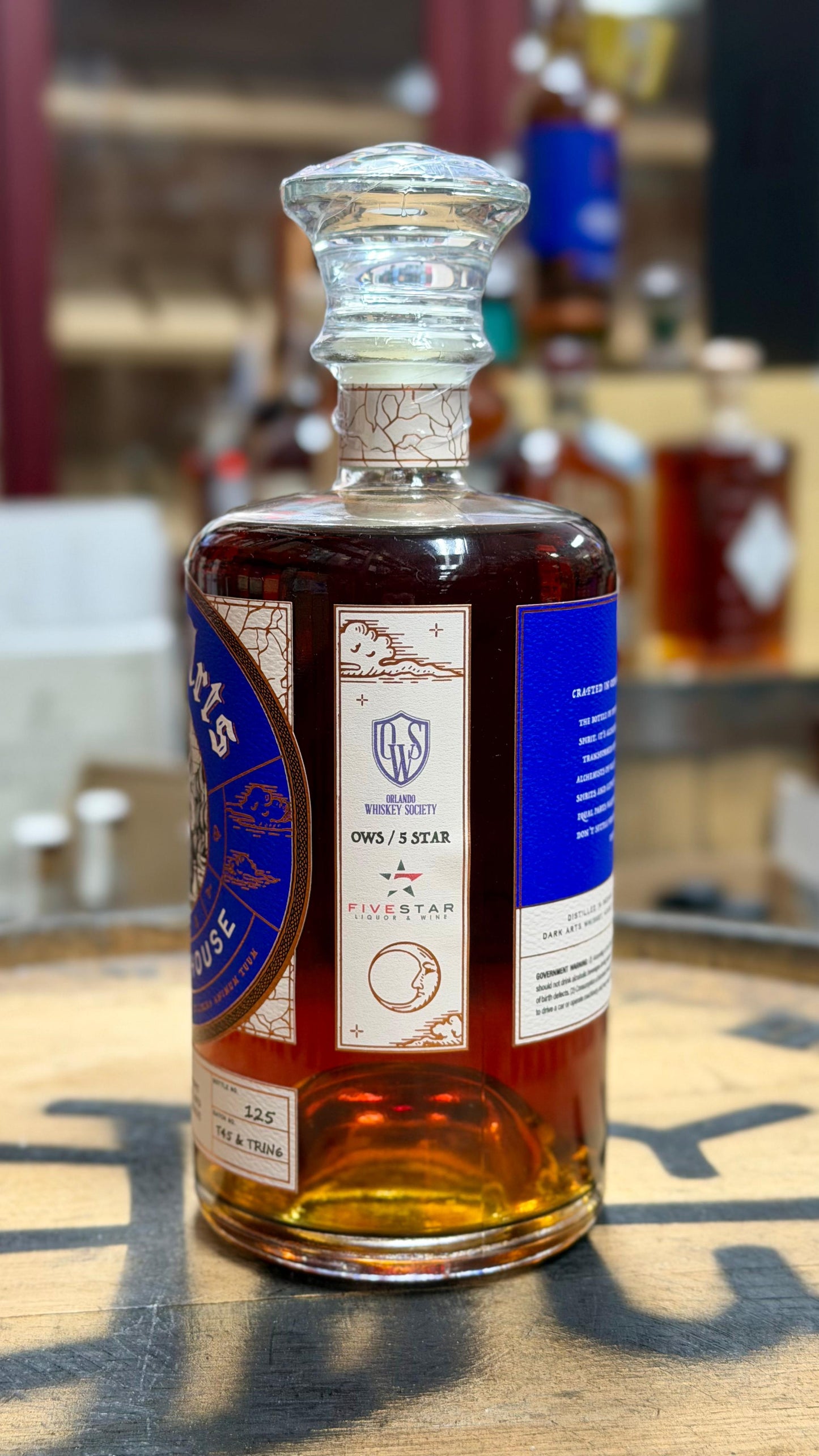 Dark Arts Bourye Blend of 11.5 Yrs Bourbon and 13 Yrs Rye OWS / 5 Star 113.9