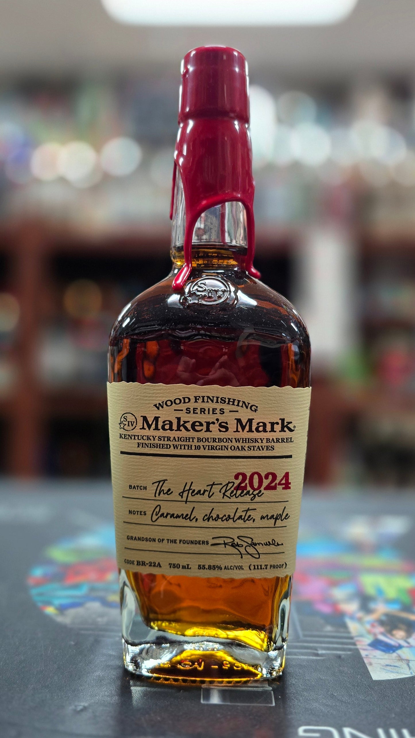 Maker's Mark Wood Finishing Series The Heart Release 2024, 111.7 proof