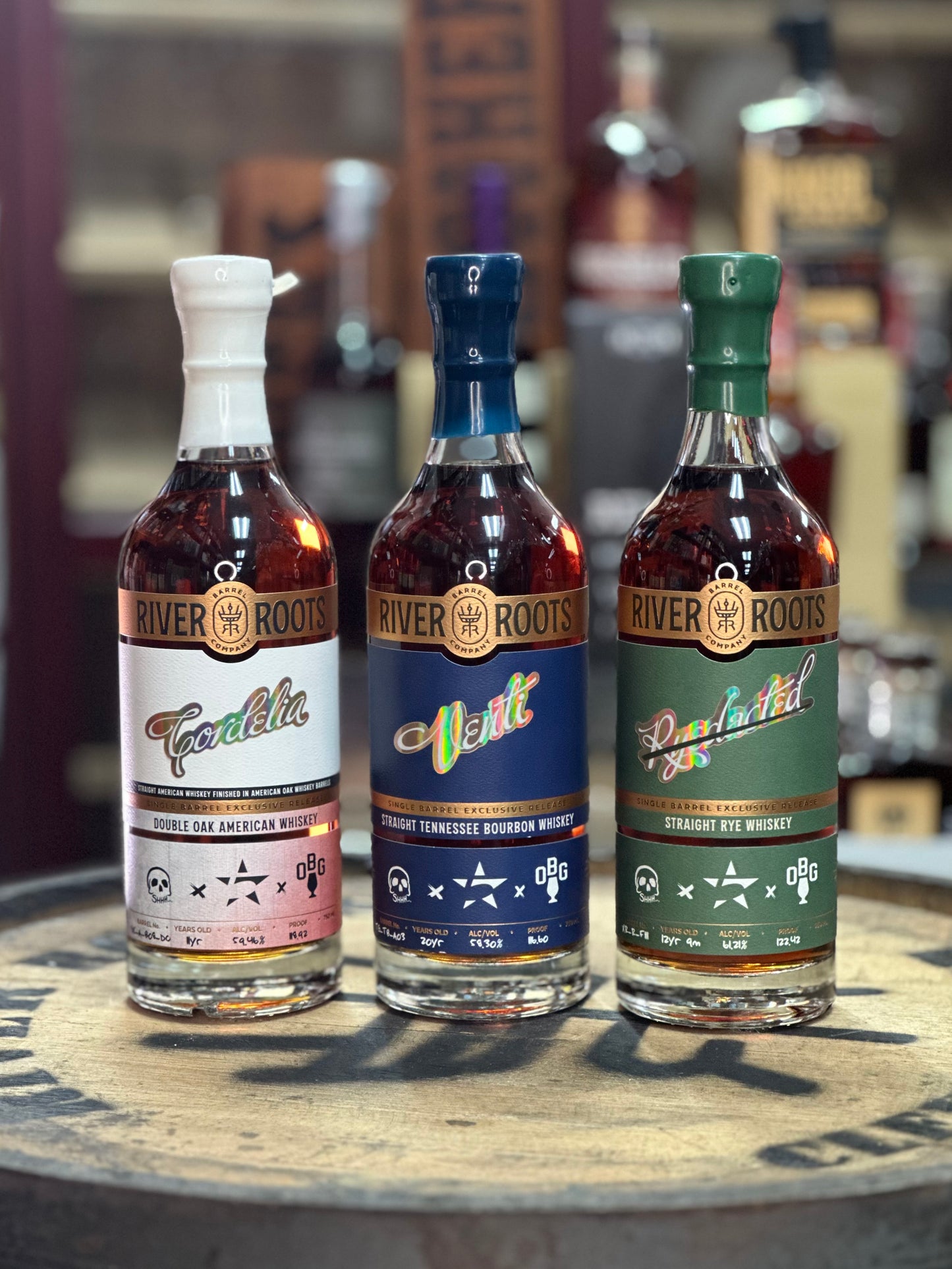 River Roots 12 Year 9 Month 95/5 Rye Whiskey - "Ryedacted" - Lawrenceburg, IN - 122.42 Proof