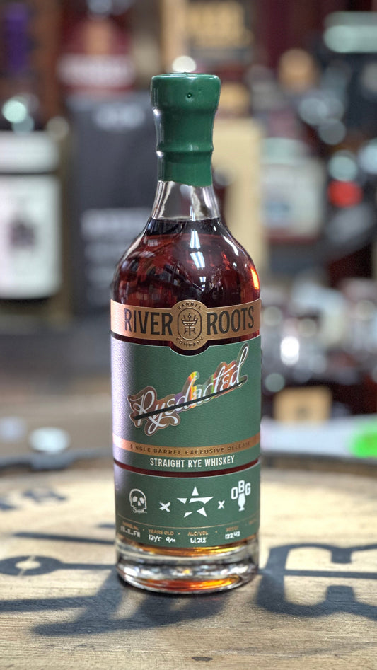 River Roots 12 Year 9 Month 95/5 Rye Whiskey - "Ryedacted" - Lawrenceburg, IN - 122.42 Proof