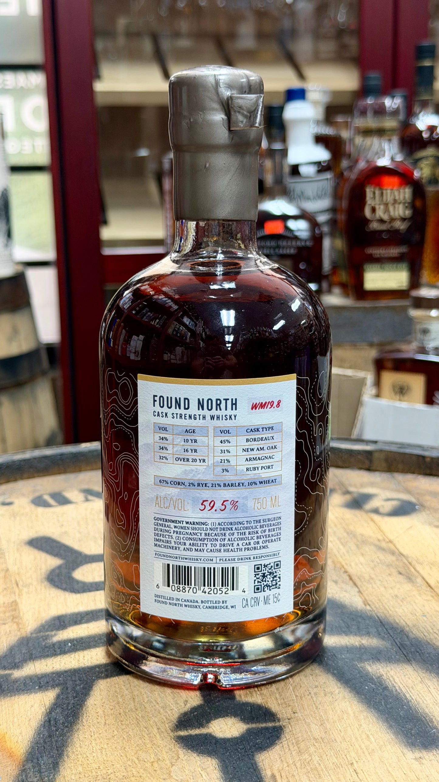 Found North "Private Peak" 20+ Year Whiskey - Private Blend for Five Star & Orlando Whiskey Alliance - 119 Proof