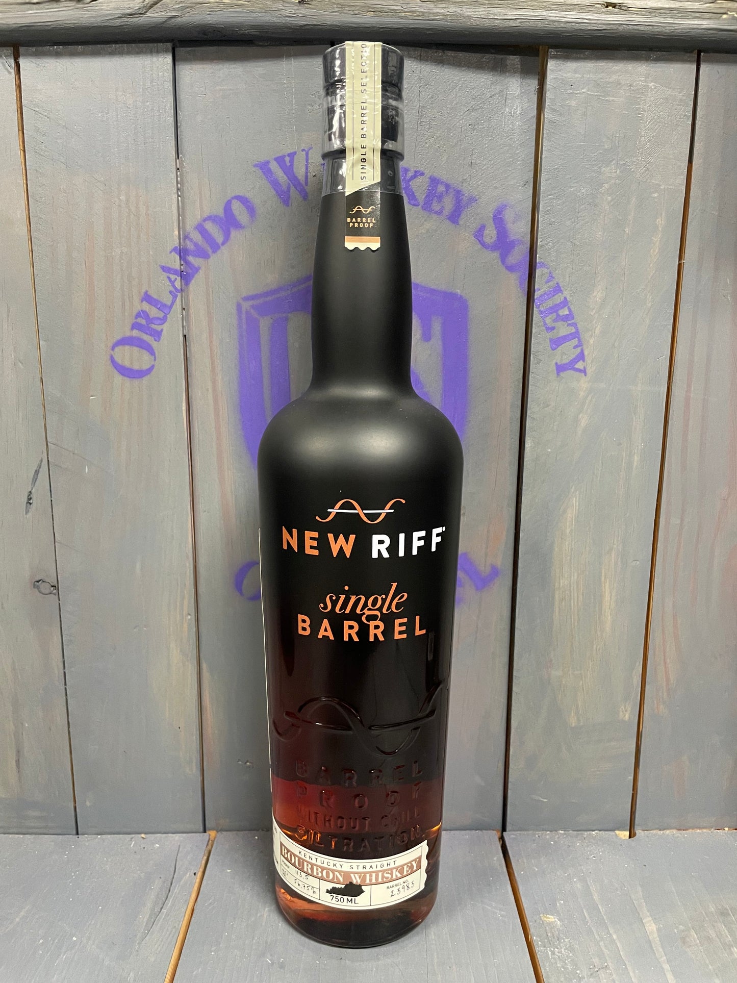 New Riff Single Barrel ("Five Star / OWS") Barrel Kentucky Straight Bourbon Whiskey