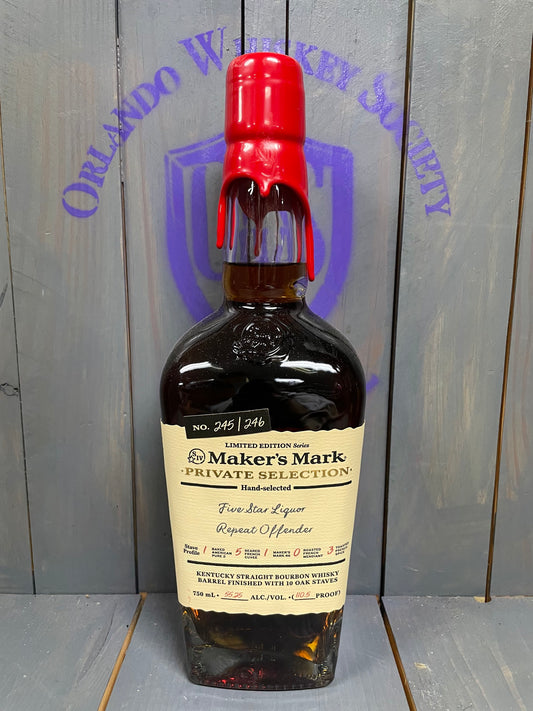 Maker's Mark Private Selection "Repeat Offender" Kentucky Straight Bourbon Whisky