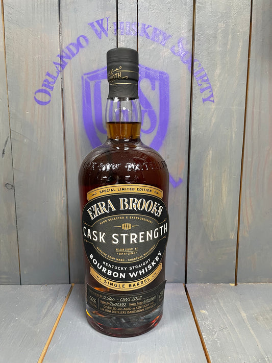 Ezra Brooks Cask Strength Single Barrel "5 Star - OWS 2022" Kentucky Straight Bourbon Whiskey