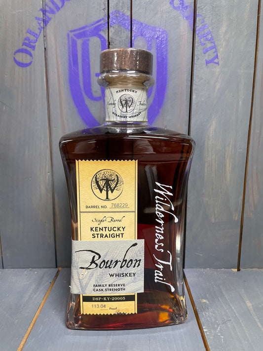 Wilderness Trail Cask Strength Single Barrel Kentucky Straight Bourbon Whiskey Family Reserve