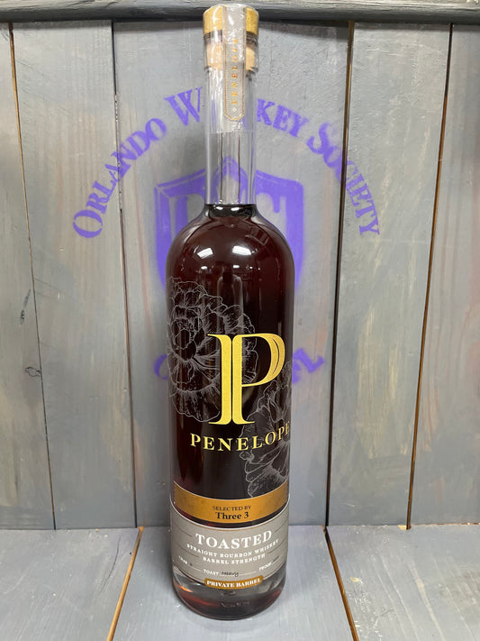 Penelope Barrel Strength Private Select "Three 3" Toasted Straight Bourbon Whiskey