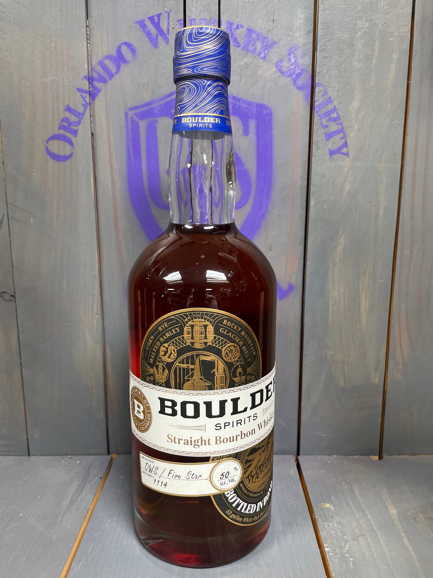 Boulder Spirits Private Select "OWS / Five Star" Bottled in Bond Straight Bourbon Whiskey