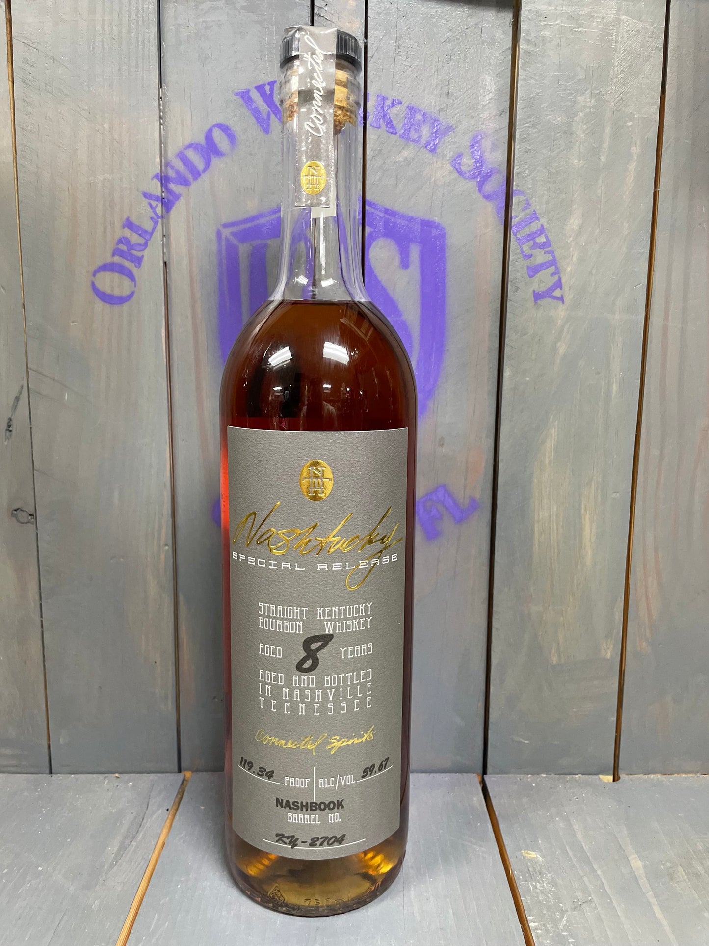 Nashtucky Special Release 8 Year "Connected Spirits" Straight Kentucky Bourbon Whiskey