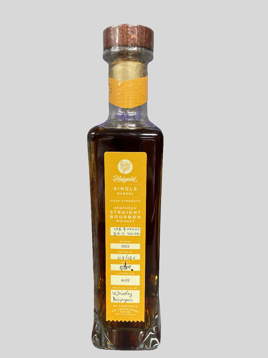 Rabbit Hole Heigold Cask Strength Single Barrel "Whiskey Avengers" Kentucky Straight Bourbon Whiskey - Alice