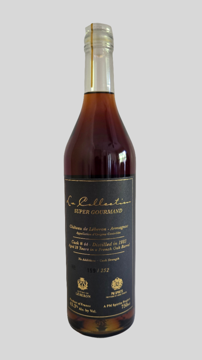 Chateau De LeBron Cask #44 Armagnac, 28 yrs in French Oak Barrel