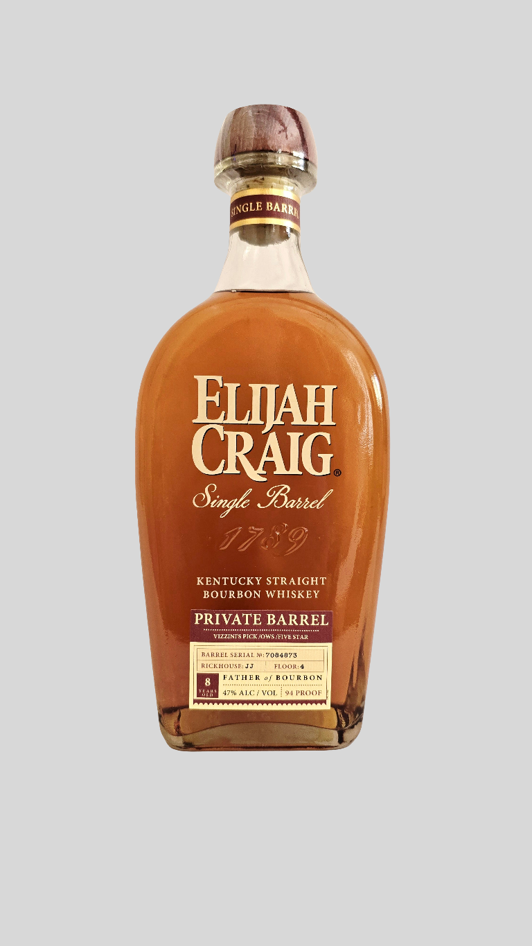 Elijah Craig Single Barrel "Vizzini's Pick / OWS / Five Star" 8 year 94 proof