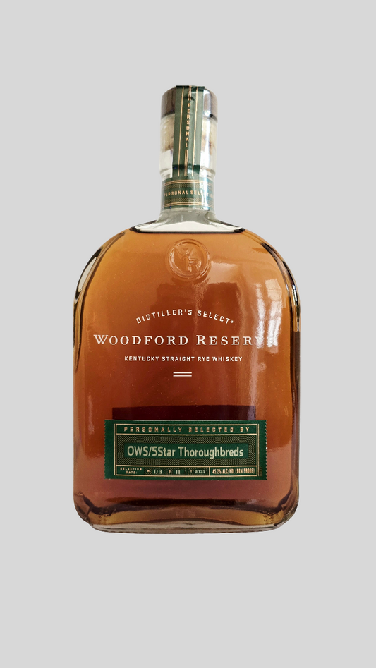 Woodford OWS / Five Star Liquor Single Barrel Rye Whiskey