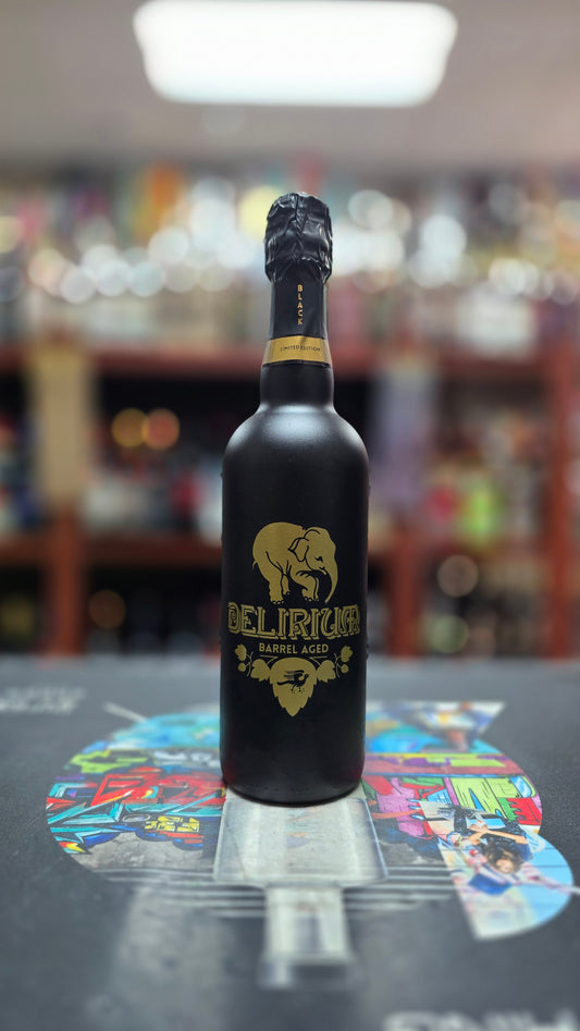Delirium Barrel Aged Dark Ale Beer in Willett Cask 23 Proof ABV