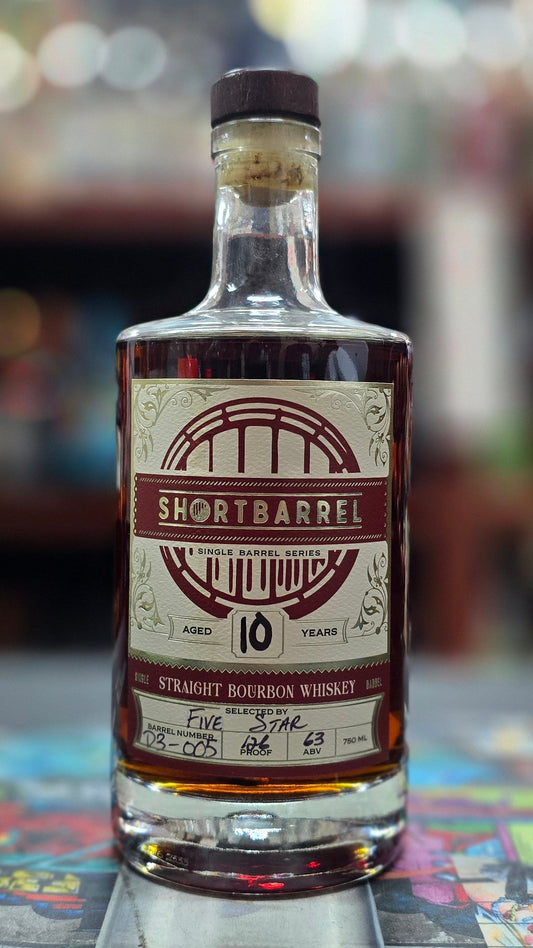 Shortbarrel 10 yrs Five Star Liquor Single Barrel 126 Proof