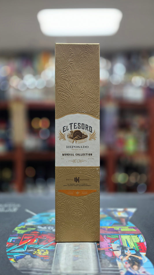 El Tesoro Reposado Tequila Mundial Colletion Basil Hayden Toasted Cask