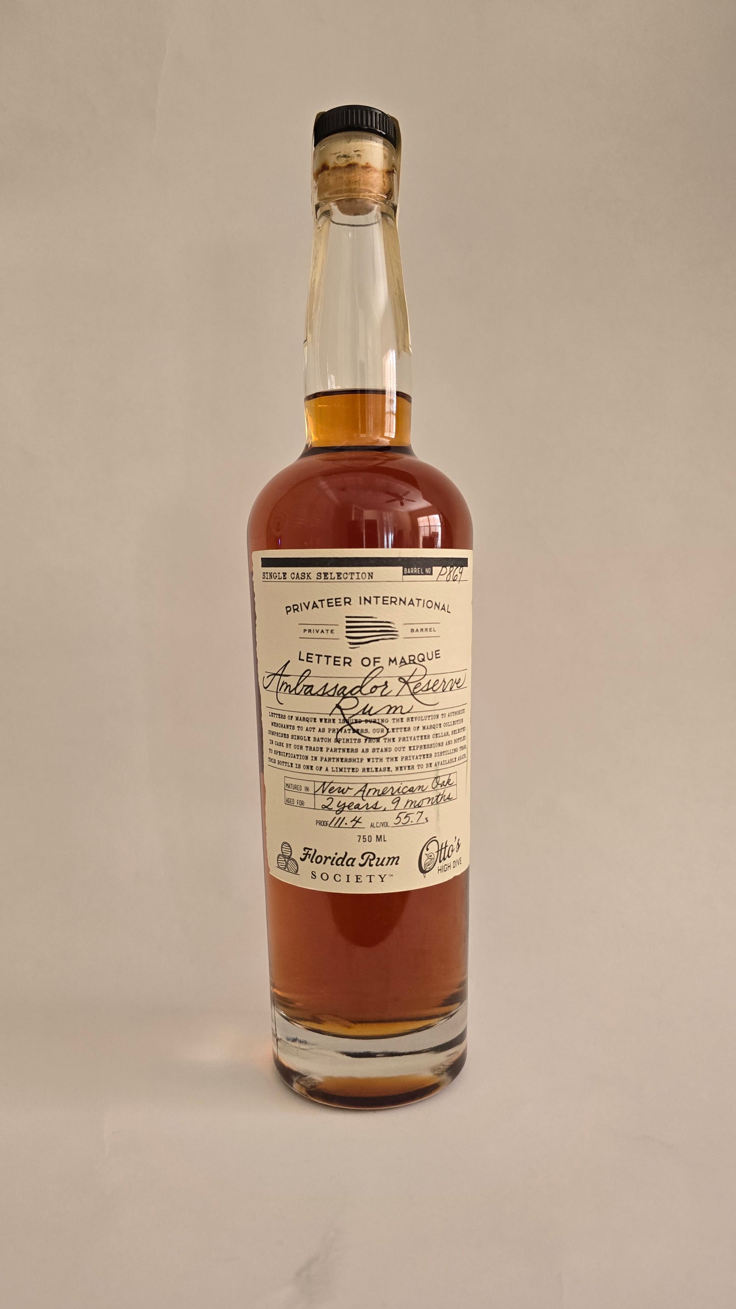 Privateer FRS/Otto's/Five Star Liquor Single Barrel Rum