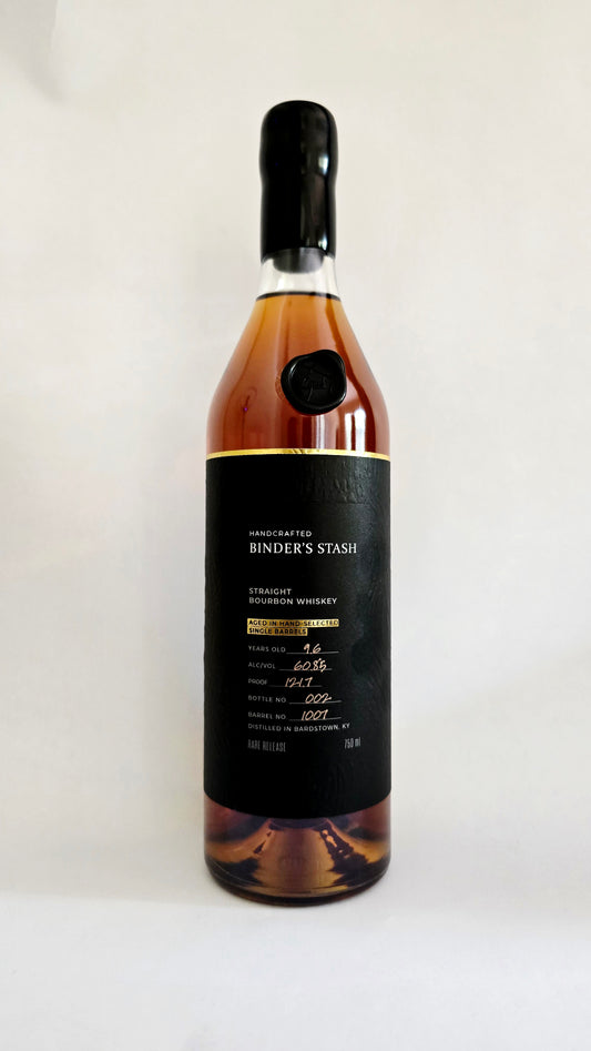 Binder's Stash 9.6 Year Straight Bourbon Whiskey Single Barrel