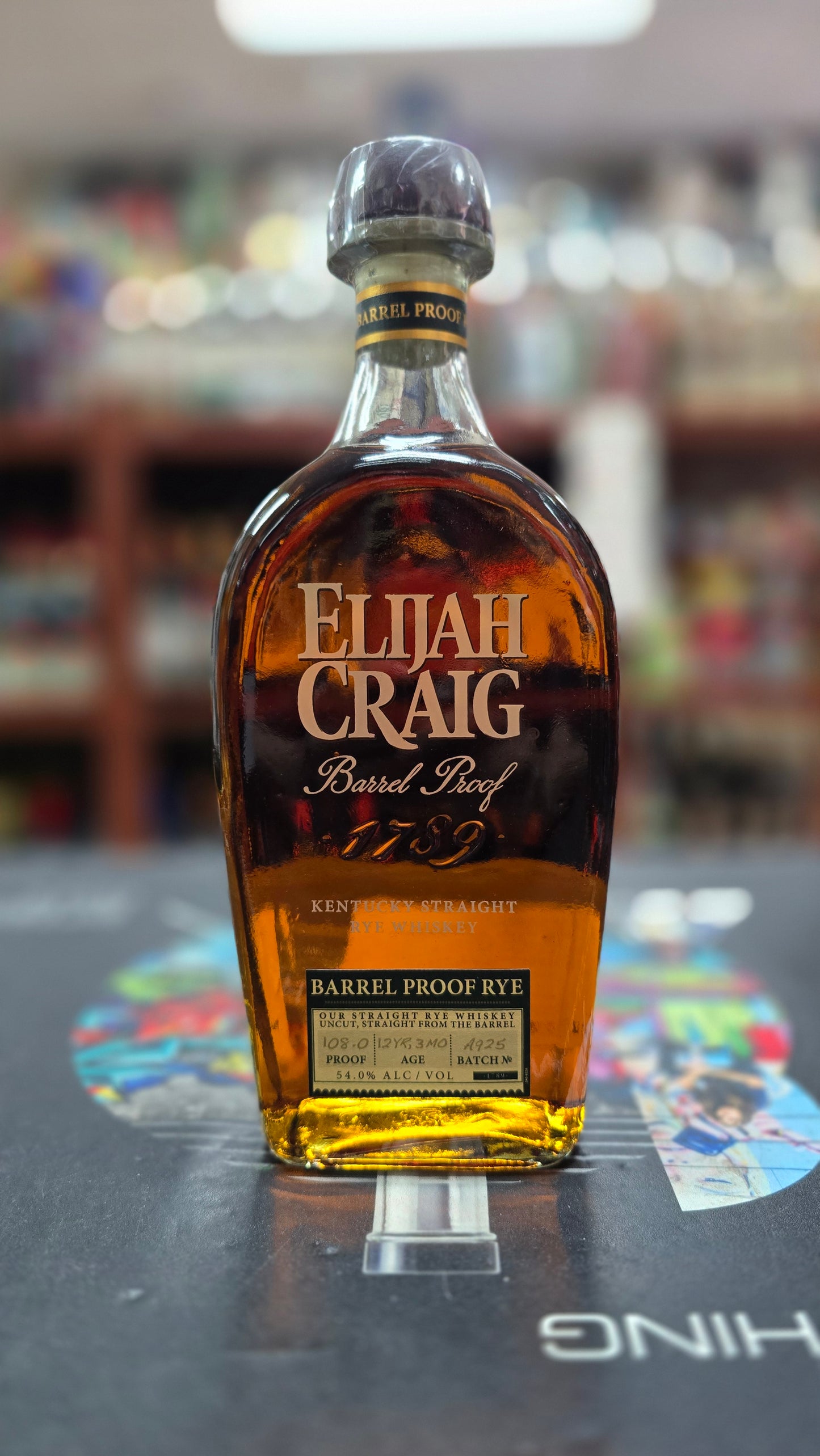 Elijah Craig Barrel Proof Rye A925 12 yrs 108 proof