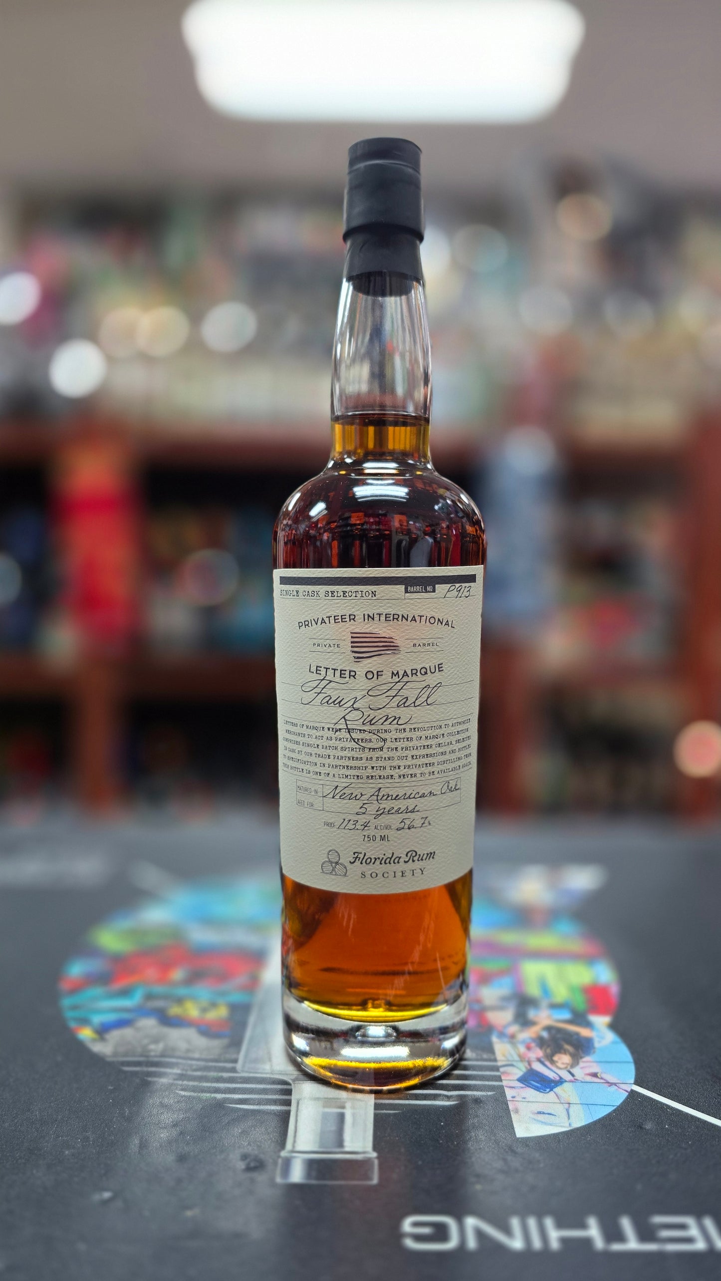 Privateer Letter of Marque "FRS Faux Fall Rum" 5 Years 113.4 proof
