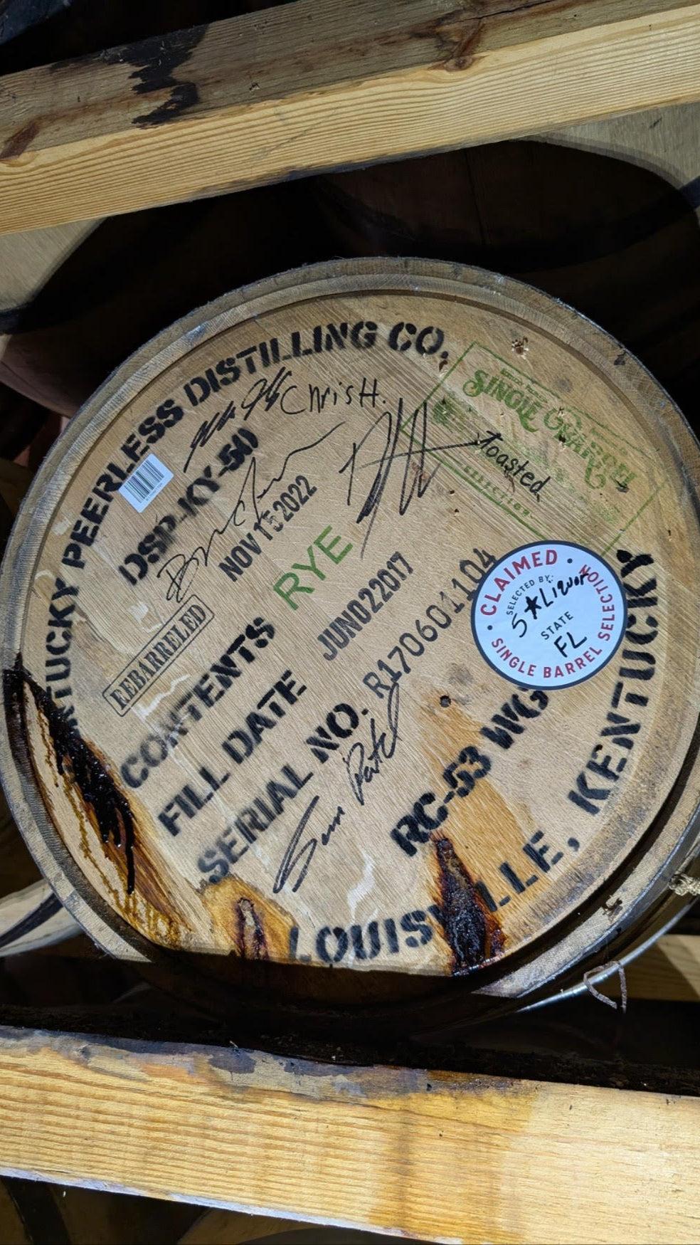 Peerless Double Oak Toasted Rye Single Barrel - Five Star/OWS - 115.1 Proof